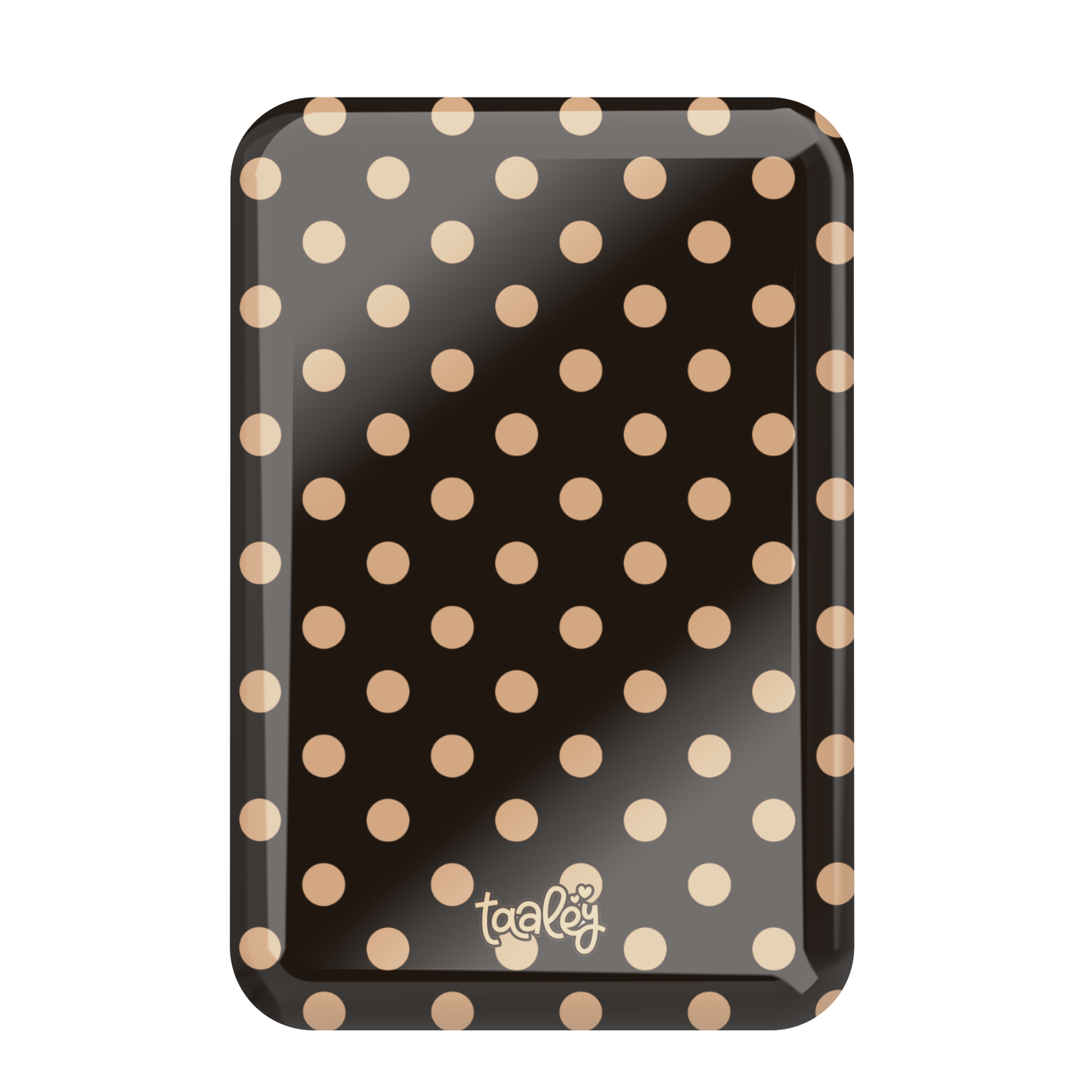 Mocha Polka Dot MagSafe Power Bank