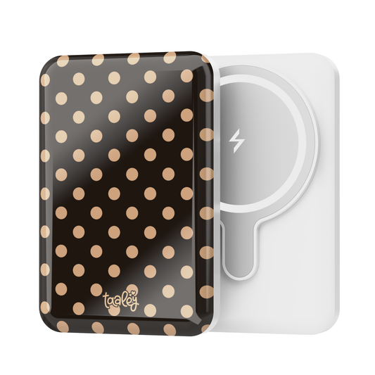 Mocha Polka Dot MagSafe Power Bank *PRE ORDER SHIPPING FROM 26.6.26*
