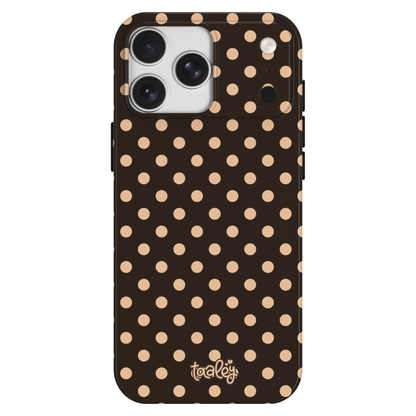 Mocha Polka Dot MagSafe Phone Case